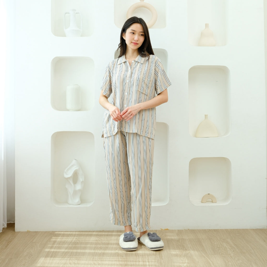 Cielyn - Rayon Premium - Beyond Collection -  Piyama Couple Rayon Premium - Setelan Piyama