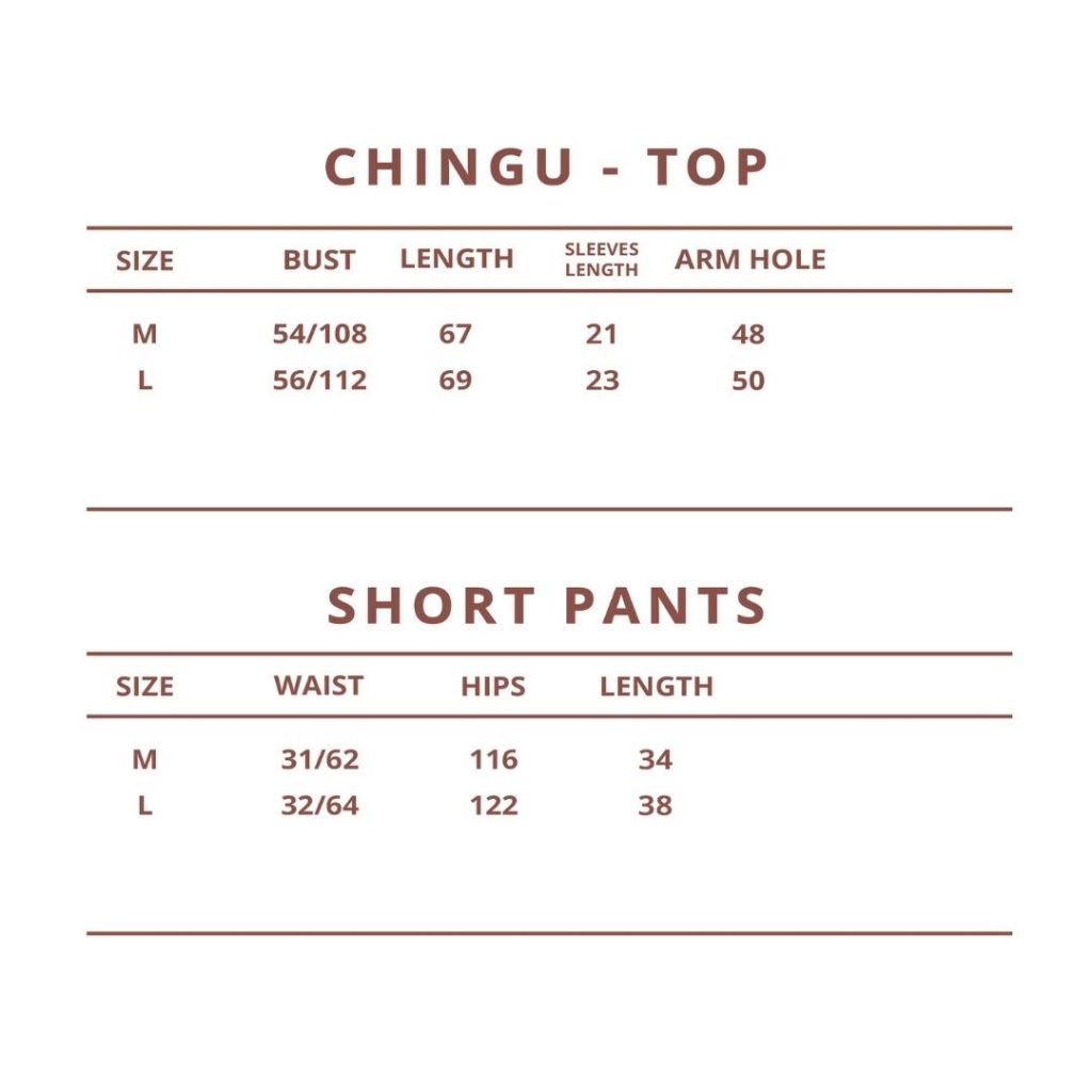 Cielyn | Cotton T-Shirt | Chingu Series | Piyama Wanita Dewasa Set