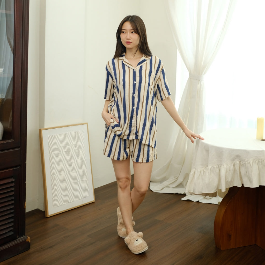 Cielyn - Rayon Premium - Beyond Collection -  Piyama Couple Rayon Premium - Setelan Piyama