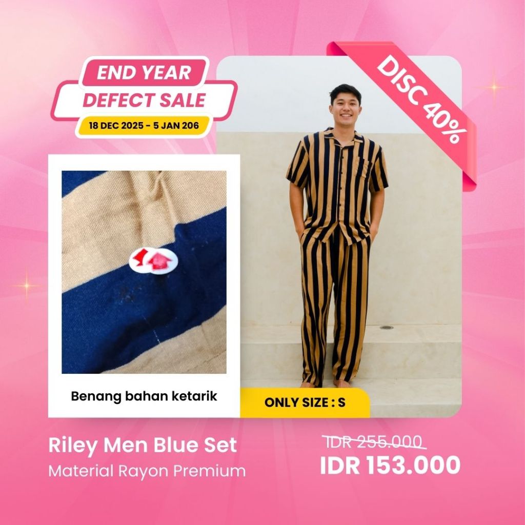 2.2 SALE | MINOR DEFECT | DISCOUNT UP TO 40% | ORGANIC SILK & COTTON | PIYAMA WANITA