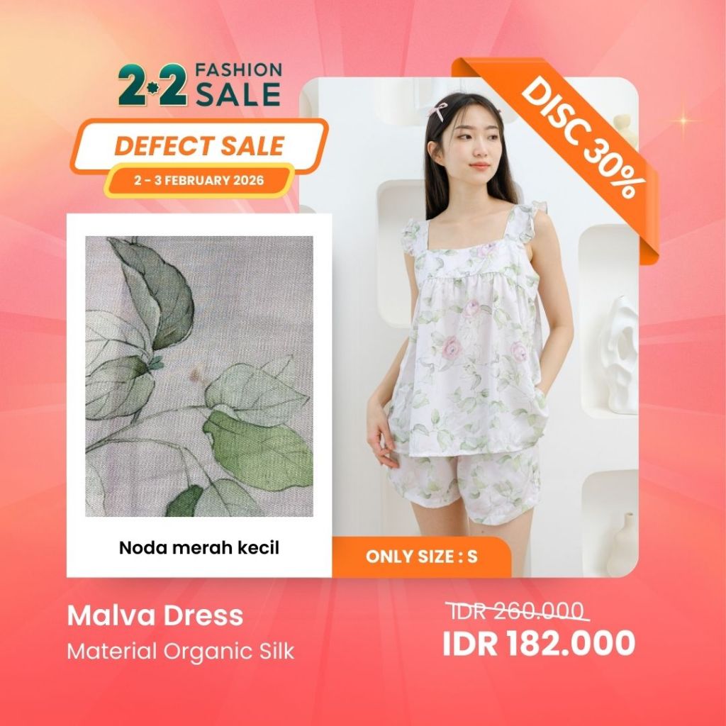 2.2 SALE | MINOR DEFECT | DISCOUNT UP TO 40% | ORGANIC SILK & COTTON | PIYAMA WANITA