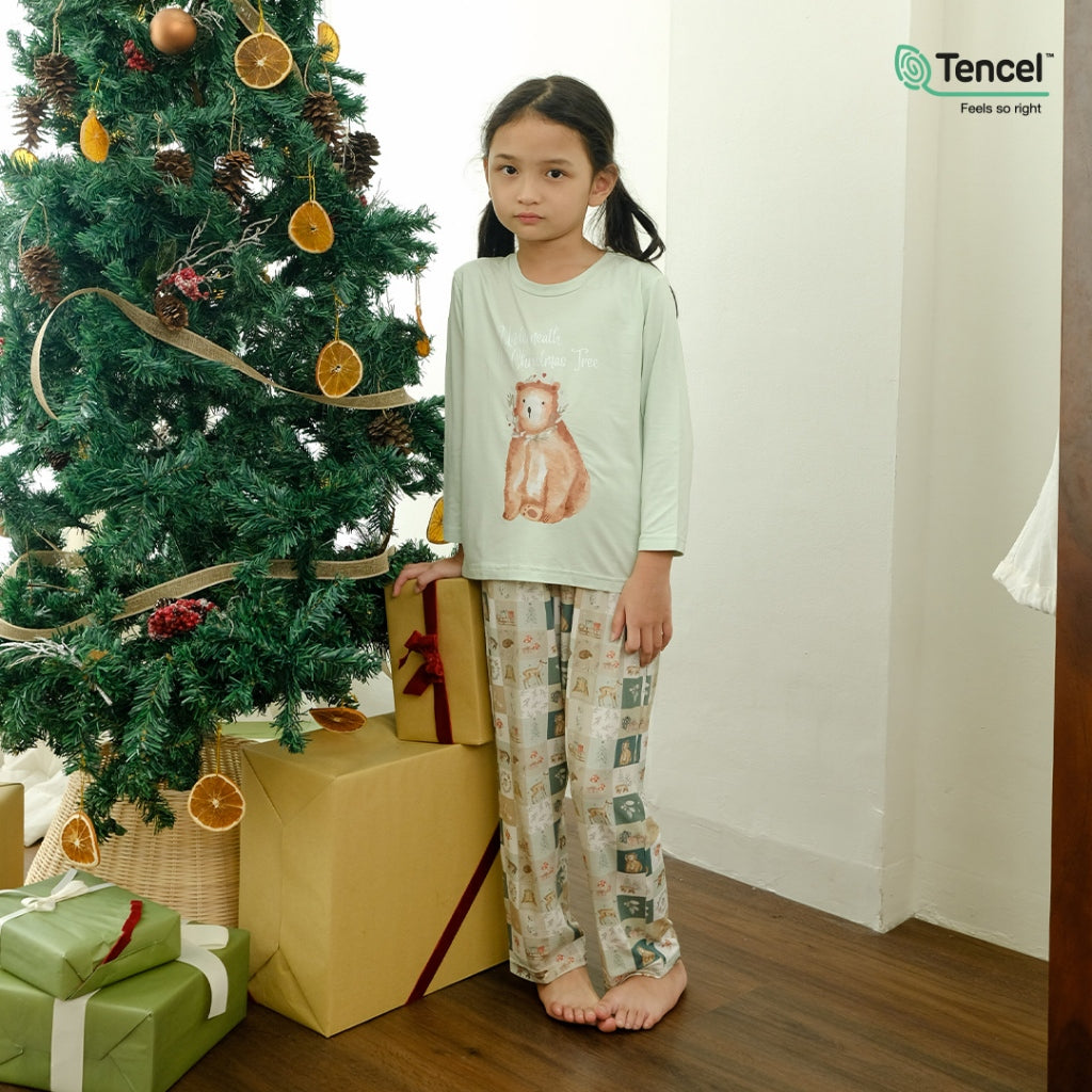 Cielyn |  TENCEL™ Micromodal  | Joyful Collection | Fable | Setelan Baju Tidur Natal Couple Keluarga