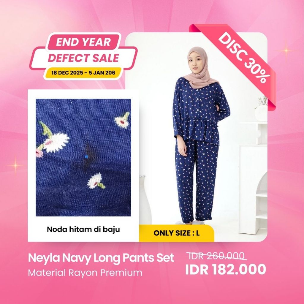 2.2 SALE | MINOR DEFECT | DISCOUNT UP TO 40% | ORGANIC SILK & COTTON | PIYAMA WANITA