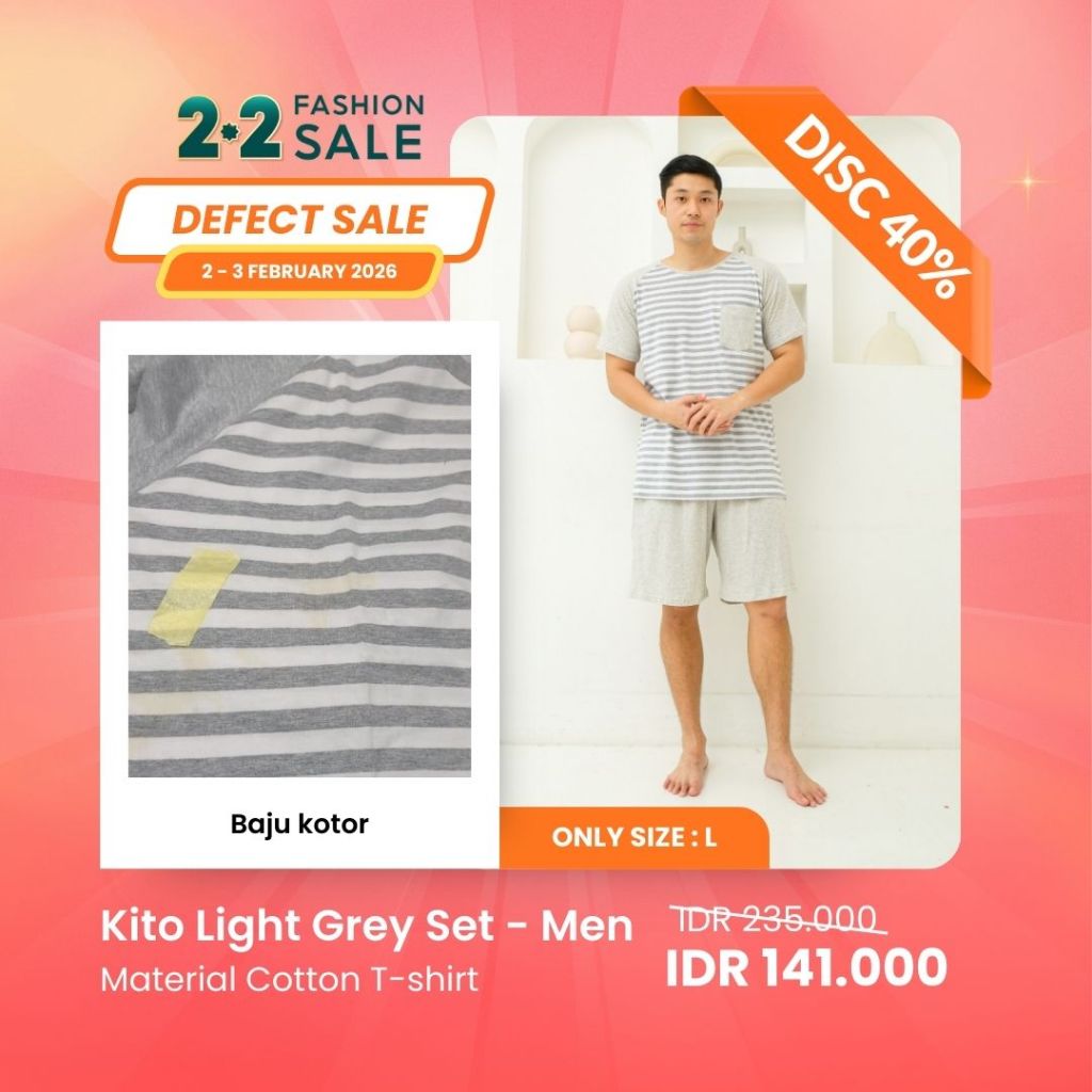 2.2 SALE | MINOR DEFECT | DISCOUNT UP TO 40% | ORGANIC SILK & COTTON | PIYAMA WANITA