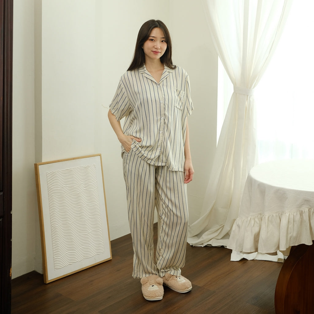 Cielyn - Rayon Premium - Beyond Collection -  Piyama Couple Rayon Premium - Setelan Piyama