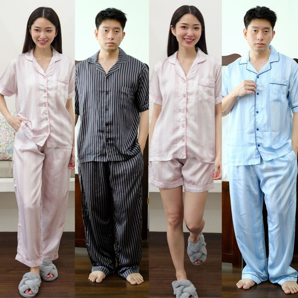 CIELYN  | ORGANIC SILK | Couple Collection |  | Piyama Couple Pria dan Wanita
