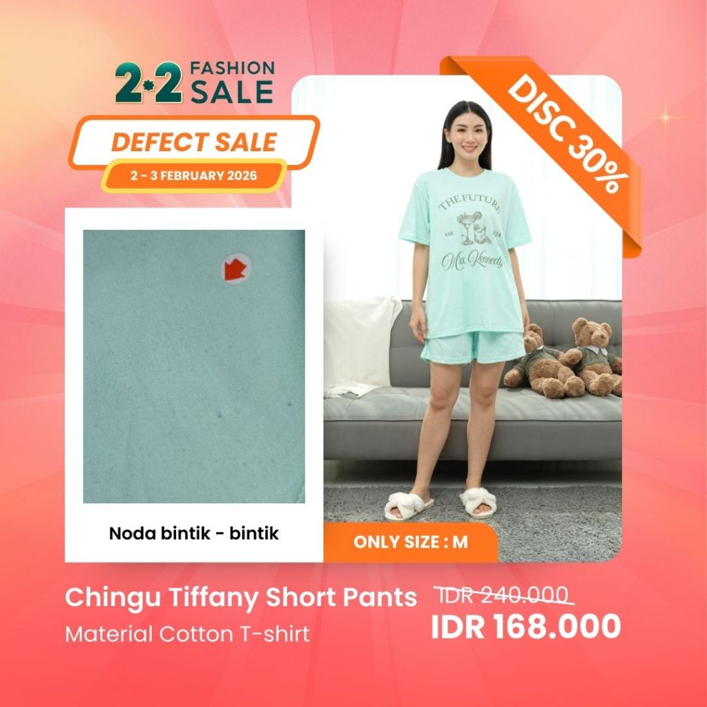 2.2 SALE | MINOR DEFECT | DISCOUNT UP TO 40% | ORGANIC SILK & COTTON | PIYAMA WANITA