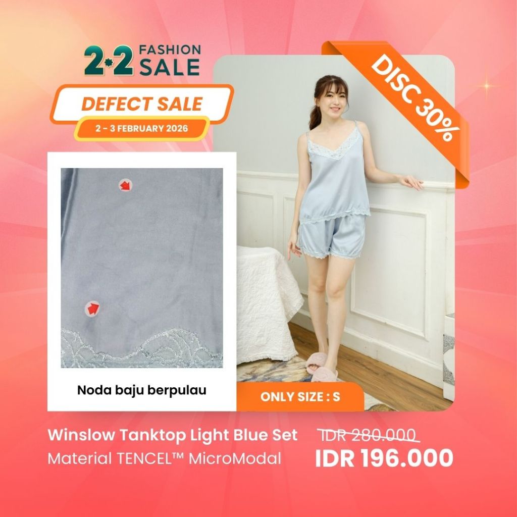 2.2 SALE | MINOR DEFECT | DISCOUNT UP TO 40% | ORGANIC SILK & COTTON | PIYAMA WANITA