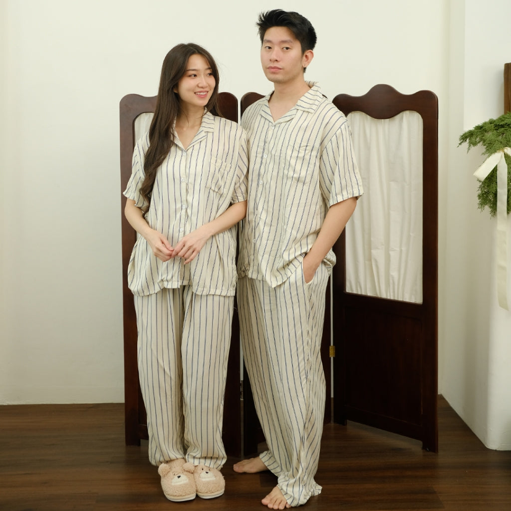Cielyn - Rayon Premium - Beyond Collection -  Piyama Couple Rayon Premium - Setelan Piyama