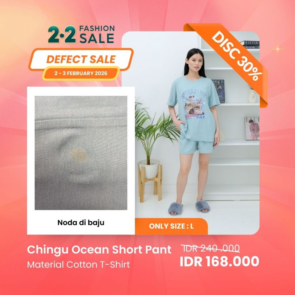 2.2 SALE | MINOR DEFECT | DISCOUNT UP TO 40% | ORGANIC SILK & COTTON | PIYAMA WANITA