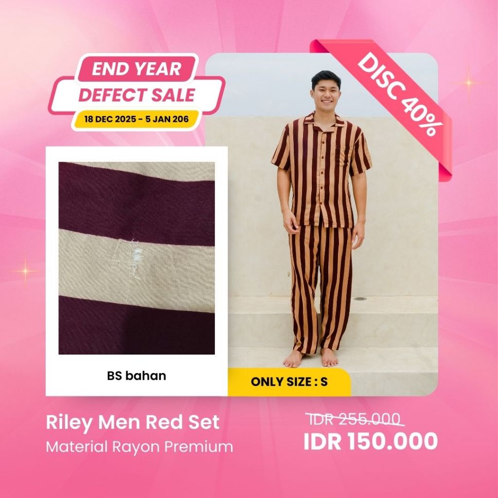 2.2 SALE | MINOR DEFECT | DISCOUNT UP TO 40% | ORGANIC SILK & COTTON | PIYAMA WANITA