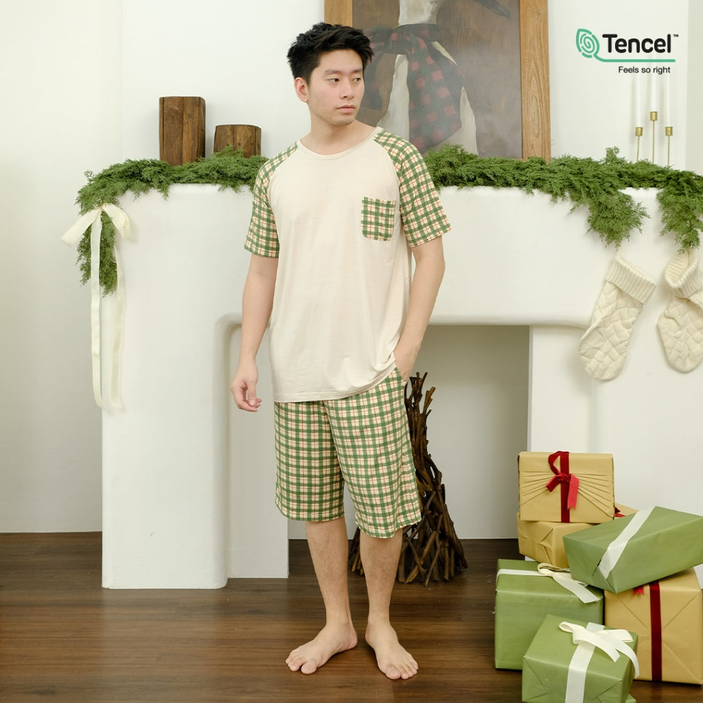 Cielyn |  TENCEL™ MicroModal  | Joyful Collection | Tootsie | Piyama Natal Couple Keluarga