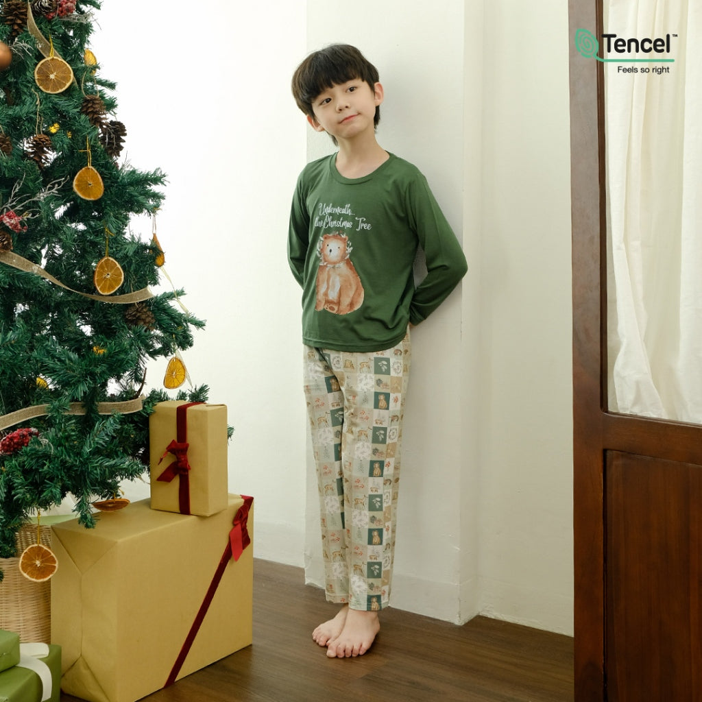 Cielyn |  TENCEL™ Micromodal  | Joyful Collection | Fable | Setelan Baju Tidur Natal Couple Keluarga