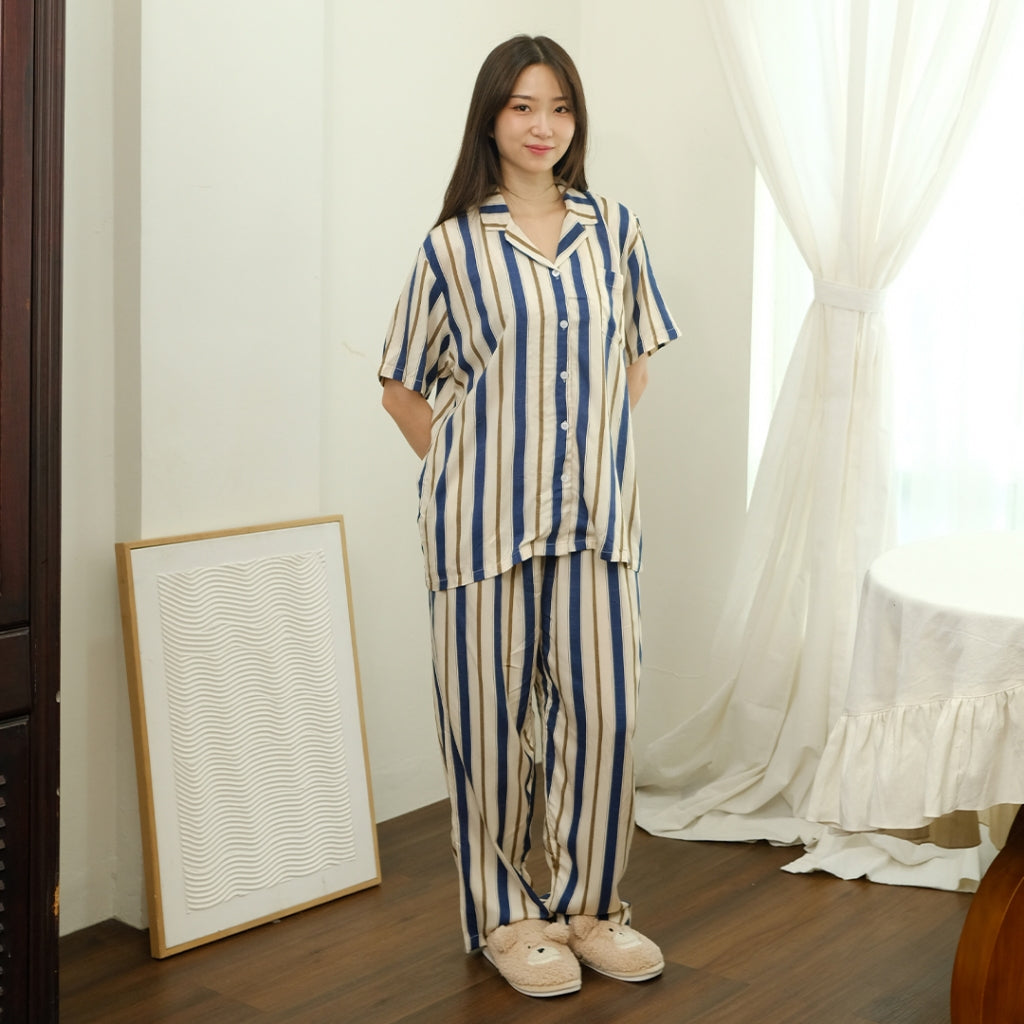 Cielyn - Rayon Premium - Beyond Collection -  Piyama Couple Rayon Premium - Setelan Piyama