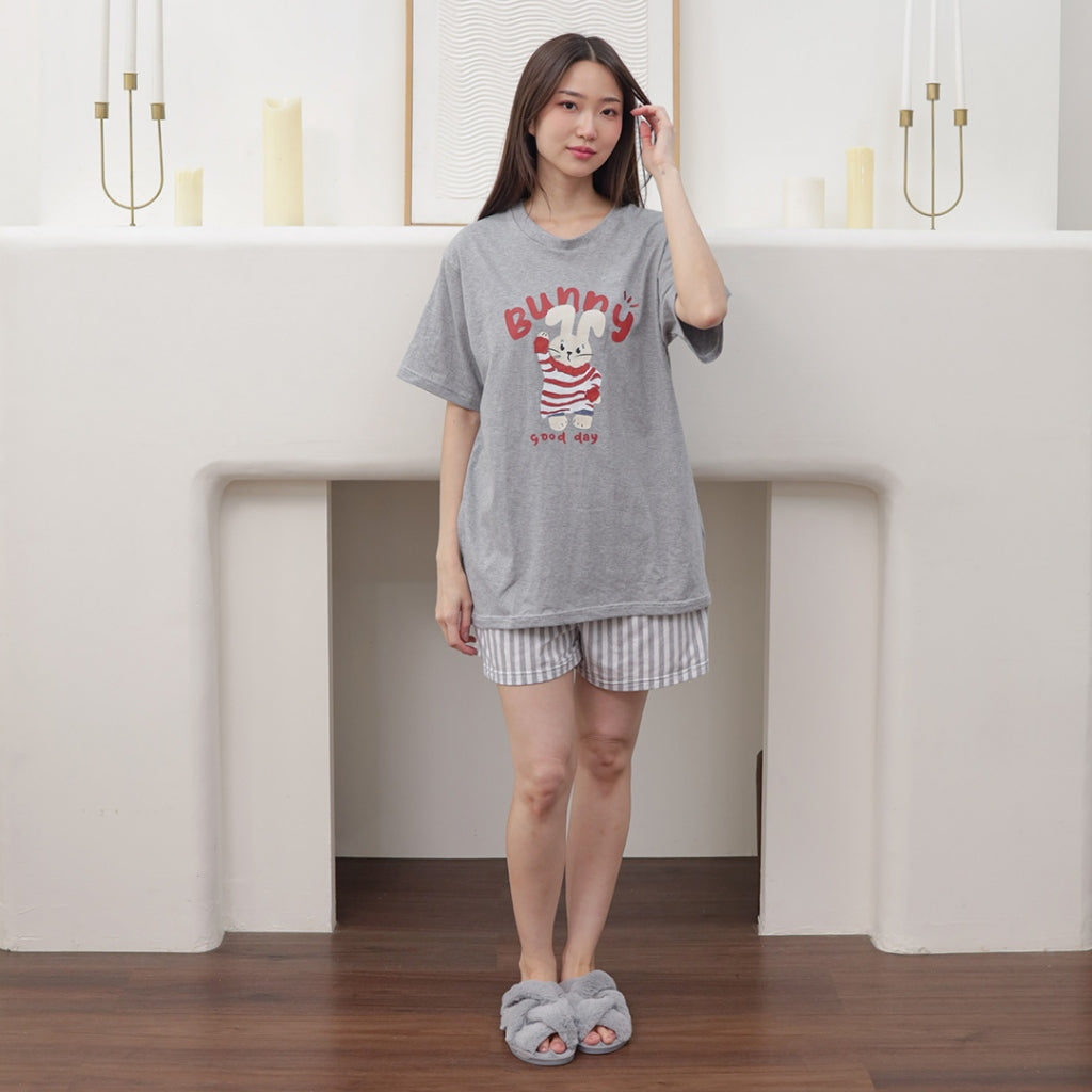 Cielyn | Cotton T-Shirt | Chingu Series | Piyama Wanita Dewasa Set
